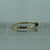 Sapphire Solitaire Dainty Stacking Ring 9ct 9k Yellow Gold  - Size O