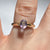 Amethyst Oval Cut Soliataire Ring 9ct 9k Yellow Gold  - Size J