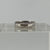 Textured Sandblast Finish Band Ring 9ct 9k White Gold - Size K