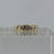 Five Stone CZ Band Ring 9ct 9k Yellow Gold - Size P