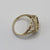 Authentic Chinese Panda Coin 5 Yuan Filigree Ring 10ct 10k Yellow Gold - Size L