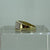 Diamond Greek Key Cut Out Ornate Band Ring 9ct 9k Yellow Gold - Size P