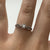 Diamond .25ct Solitaire With Accents Ring 9ct White Gold - Size K