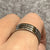 Ribbed Wedding Band Ring 9ct 9k White Gold - Size T