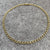 Italian Fancy Curb Chain Necklace Unique Closure 18k 750 Yellow Gold - 18"