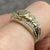 Diamond Claddagh Heart Band Ring 9ct 9k Yellow Gold - Size M 1/2