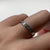 Diamond .25ct Channel Set Half Eternity Bridal Ring 18ct 18k White Gold - Size K