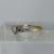 Antique Diamond Heart Platinum Set Solitaire Ring 18ct Yellow Gold - Size O