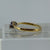 Antique Diamond .10ct Trilogy Bypass Ring 18ct 18k Yellow Gold - Size N