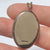 Floral Engraved Oval Locket Pendant 9ct 9k Yellow Gold