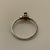 Garnet Solitaire Ring 9ct 9k Yellow Gold - Size M