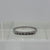 Diamond Band Ring 18ct 18K White Gold - Size J