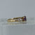 Amethyst Solitaire Diamond Shoulder Accents Ring 9ct 9k Yellow Gold - Size L