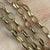 Oval Link Cable Chain Necklace 9ct 9k Yellow Gold - 20"