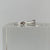 Diamond Solitaire Illusion Set Ring 9ct 9k White Gold - Size M