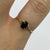 Sapphire Solitaire Ring 9ct 9k Yellow Gold - Size N 1/2