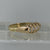 Antique Diamond 5 Stone Ring 18ct 18k Yellow Gold - Size M 1/2