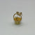 Cat Kitten In Basket Charm Pendant 9ct 9k Yellow Gold