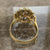 Diamond Tiered Cluster Ring 9ct 9k Yellow Gold - Size M