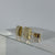 Chic Square Minimalist Gold Stud Earrings 9ct 9k Yellow Gold