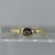 Diamond Two Tone Bezel Set Solitaire Ring 9ct 9k Yellow Gold  - Size N