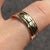 Two Tone Band Ring 9ct 9k Yellow Gold - Size S