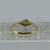 Diamond Art Deco Platinum Four Stone Ring 18ct 18k Yellow Gold - Size K