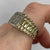 Diamond Illusion Set Square Signet Ring 9ct 9k Yellow Gold  - Size O