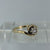 Diamond .10ct Solitaire Bypass Twist Ring 9ct 9k Yellow Gold - Size P