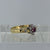 Ruby & Diamond Daisy Flower Ring 18ct 18k Yellow Gold - Size M