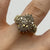 Diamond Art Deco Cluster Baguette Cut Ornate Ring 10ct 10k Yellow Gold - Size K