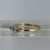 Antique Old Point Cut Diamond Trilogy Ring 18ct 18k Yellow Gold - Size J