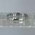 Diamond .10ct Channel Set Ring 9ct 9k White Gold  - Size L 1/2