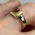 Citrine Square Cut Bezel Set Ring 14ct 14k Rose Gold  - Size O