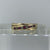 Ruby & Diamond Crossover Ring 9ct 9k Yellow Gold - Size O 1/2