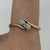 Diamond .10 Two Stone Bypass Twist Ring 9ct 9k Yellow Gold - Size Q