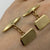 Octagonal Textured Chain Cufflinks  9ct 9k Yellow Gold