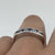 Blue Topaz & Diamond Ring 9ct 9k White Gold - Size L