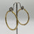 Textured Twist Hoop Earrings 9ct 9k Yellow Gold