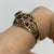 Garnet Filigree Cluster Band Ring 9ct 9k Yellow Gold - Size N