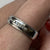 Diamond Channel Set Milgrain Wedding Band Ring 9ct 9k White Gold  - Size V