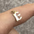 E Initial Old Style Font Pendant or Charm 9ct 9k Yellow Gold