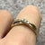 Diamond Trilogy Crossover Ring 10ct 10K Yellow Gold - Size O