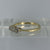 Old Cut Light Yellow Diamond Trilogy Ring 18ct 18k Yellow Gold - Size P