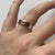 Garnet Channel Set Band Ring 9ct 9K Yellow Gold - Size M