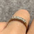 Dainty 5 Stone CZ Stacking Ring 9ct 9k Yellow Gold - Size L 1/2