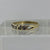 Half Eternity 5 Stone CZ Ring 9ct 9k Yellow Gold  - Size P