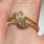 Diamond .20ct Fancy Pave Set Ring 18ct 18k Yellow Gold - Size P