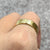 Ribbed Wedding Band Ring 18ct 18k Yellow Gold - Size Q 1/2