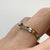 Diamond Solitaire With Accents Ring 9ct 9K Yellow Gold - Size N 1/2